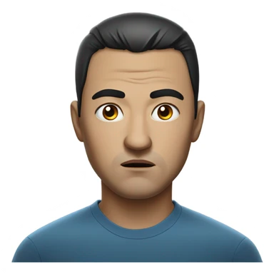 cry  Kazakh men photorealistic serious sticker