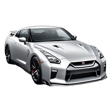 Nissan GT-R - Nissan (Model Year: 2022) (Iconic colour: Silver) sticker