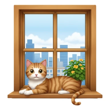 Cats on Windowsills sticker