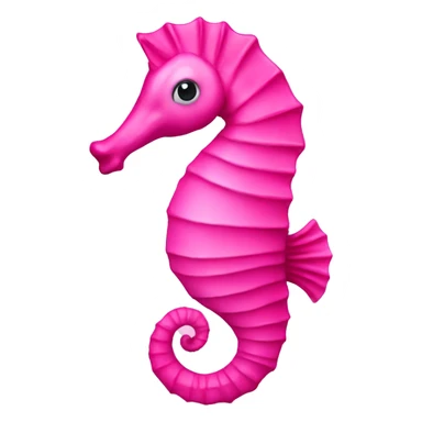 Pink Seahorse sticker