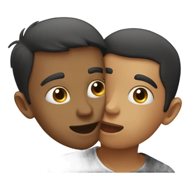 Me and my boyfriend kissing ￼ sticker