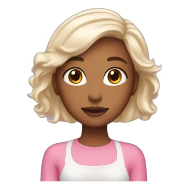 girl doingskincare sticker