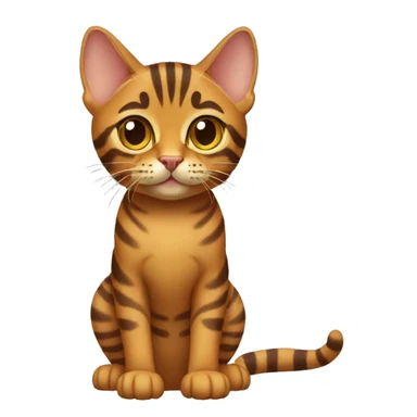 Toyger Cat Full Body sticker