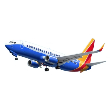 Southwest Airlines Boeing 737-800 (newer Heart One livery) sticker