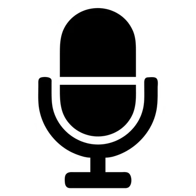 studio microphone with a windscreen sticker