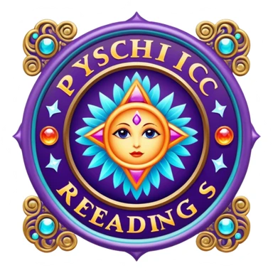 Vintage “psychic readings” sign sticker