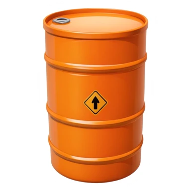 orange road construction barrel sticker