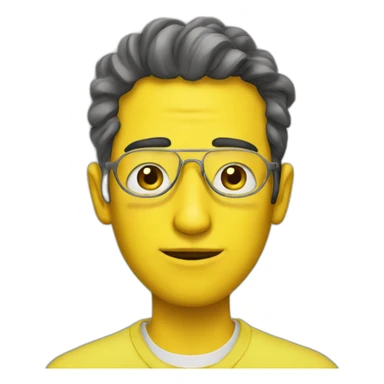 a Guy in a lemon disguise sticker