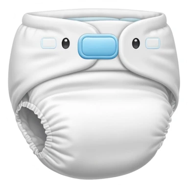 1 diaper very plain sticker