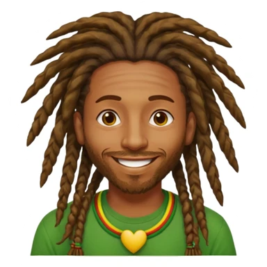 A rasta man bigging up di whole world 🎯🌍👊🏾👊🏻👊🏿🌍🎯 reggae vibes 🎶, love and unity ✨💛💚❤️, every nation stand strong 🇯🇲🌐  sticker