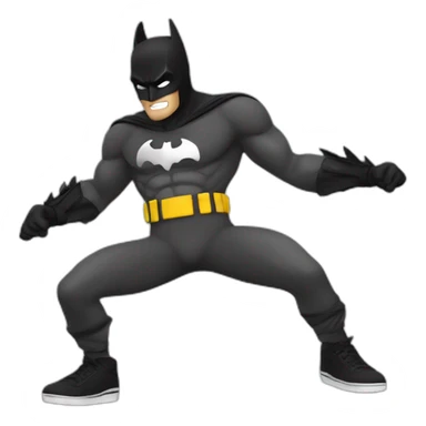 Batman qui fait du breakdance sticker