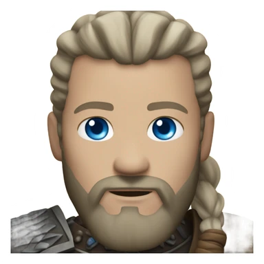 Ragnar lothbrok blue eyes sticker