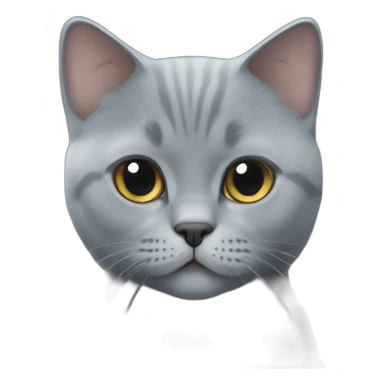 British Shorthair Blue Cat sticker
