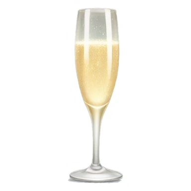 Sparkling champagne flute  sticker