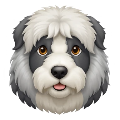 Perro viejo pastor inglés sticker