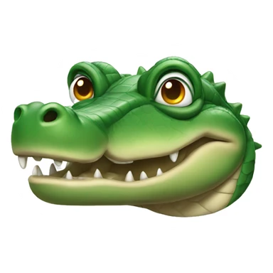 Very smart alligator sticker