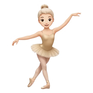 Crea un emoji de ballerina capuchina sticker