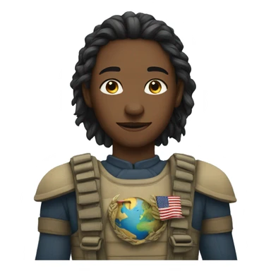 The earth belongs to the brave sticker