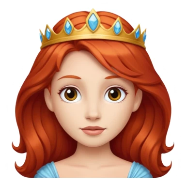 Princesa ruiva sticker