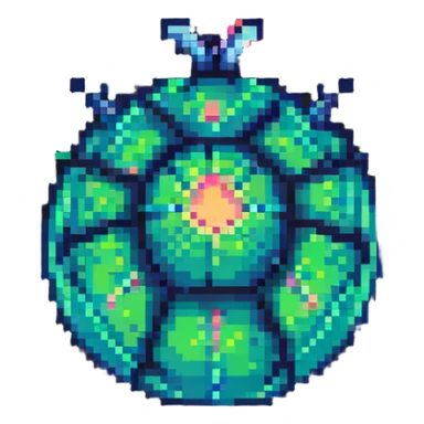glowing neon bomb power up item sticker