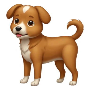 Dog peeing leg up sticker