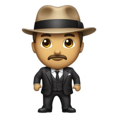 Cute mafia leader handsome sticker