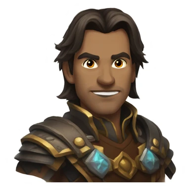 varian wrynn Portrait  sticker