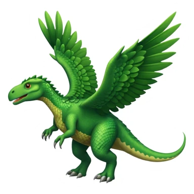 flying dinosaur sticker