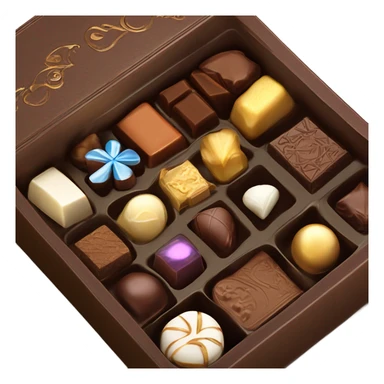 box of chocolates sticker