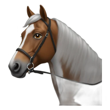 Emmanuel Macron qui fait du cheval sticker