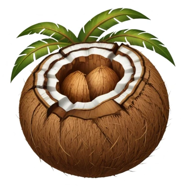 Coconut sticker
