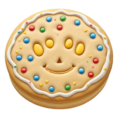 Sugar cookie with sprinkles  sticker