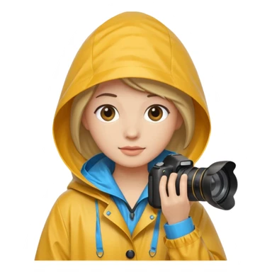 fotographer with rain coat

 sticker