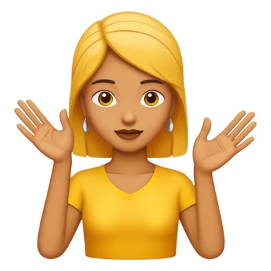 generate a good professional image for letter 'A' where it should be a emoji ,where 'A' is Indian sign language sticker