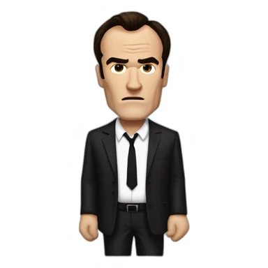 Quentin Tarantino in reservoir dogs sticker