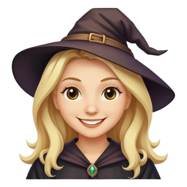 Una brujita con cara de buena rubia y diciendo podran? sticker