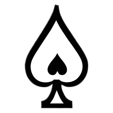 Ace of spade  sticker