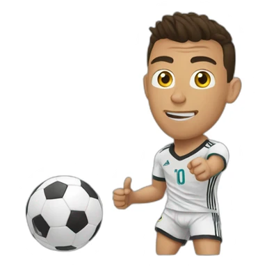 Cristiano Ronaldo doing siuuu sticker