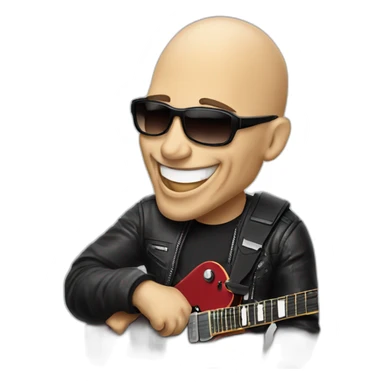 Joe Satriani sonriendo sticker
