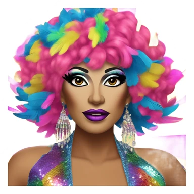 Stinky drag queen sticker