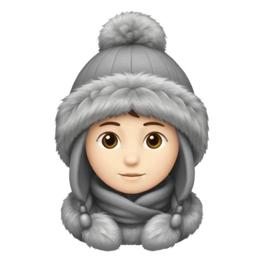 russian winter hat sticker
