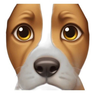 Pout with puppy eyes sticker