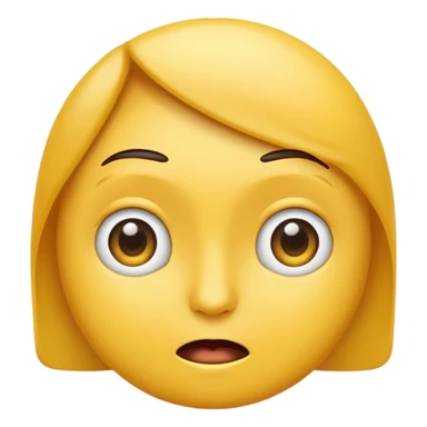 Emoji giving side eye sticker