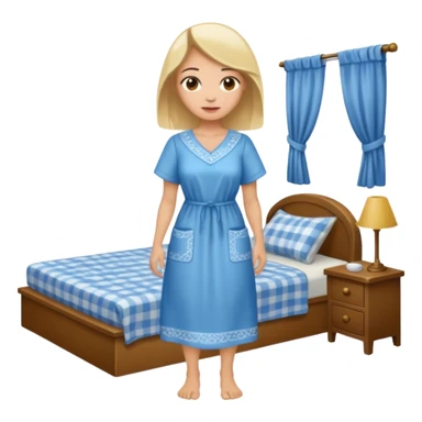 ligth woman housewife clothes full body  sticker