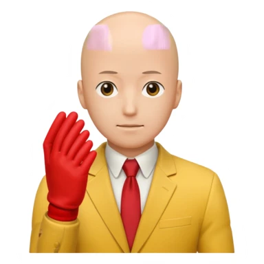 Generate saitama like from the anime sticker