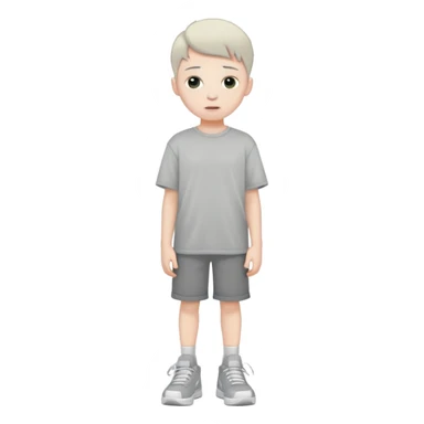 generate a boy
/devil in instapump sneakers and an oversized gray T-shirt sticker