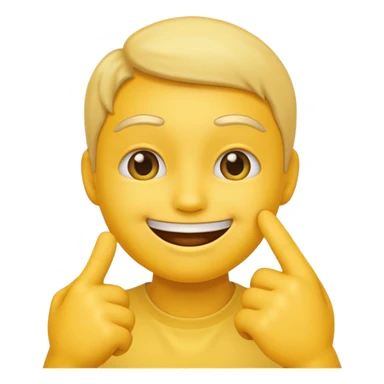 yellow emoji who do fingermouthing sticker