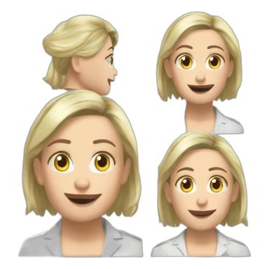 marine le pen call of duty sticker