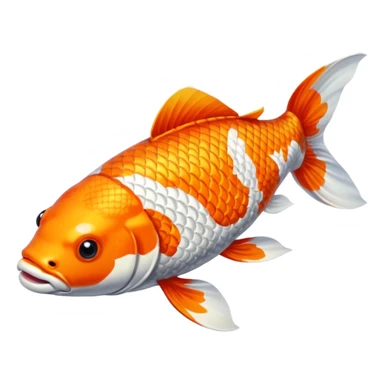 Koi fish sticker