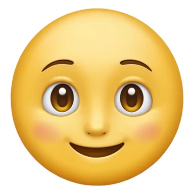 Yellow emoji looking to the side slyly  sticker